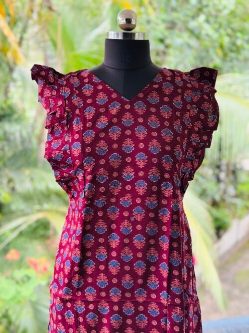 Rufflesleevefeedingfrock
