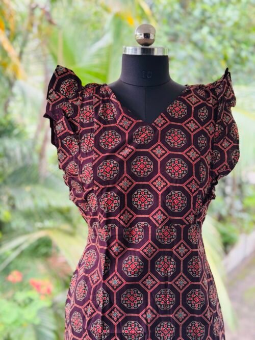 Rufflesleevefeedingfrock