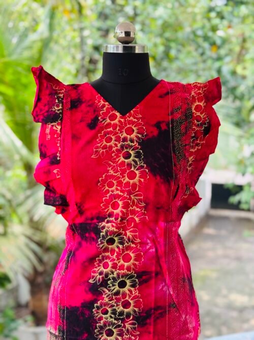 Rufflesleevefeedingfrock
