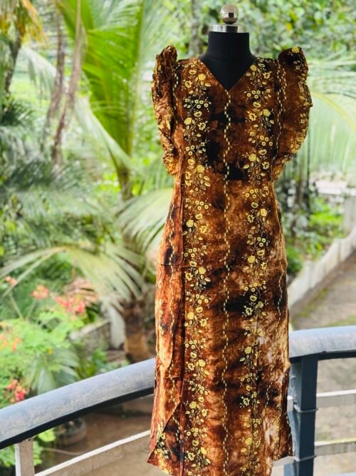 Rufflesleeve feeding frock