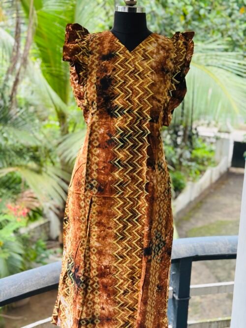 Rufflesleeve feedingfrock