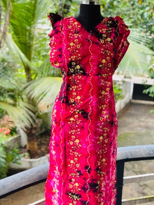 Rufflesleeve feedingfrock