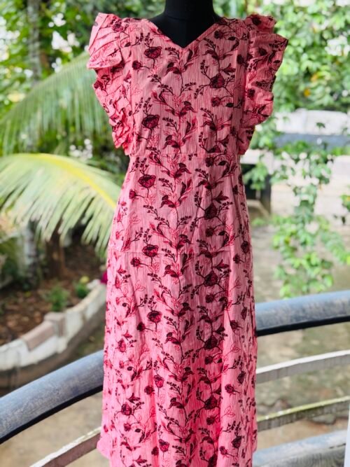 Rufflesleeve feedingfrock