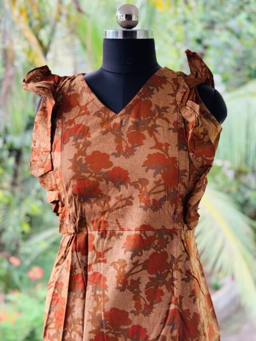 Rufflesleeve feedingfrock