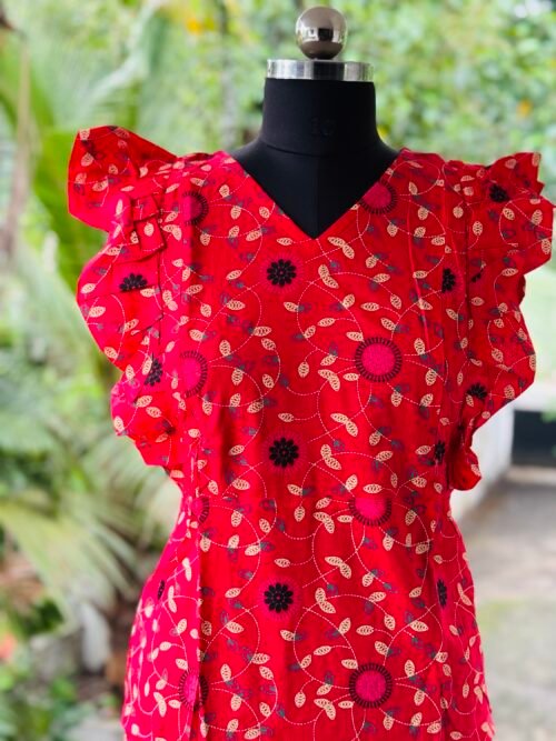 Rufflesleeve feedingfrock