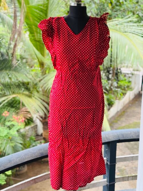 Rufflesleeve feedingfrock