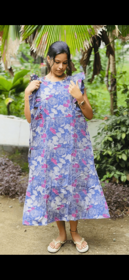 Rufflesleeve feedingfrock