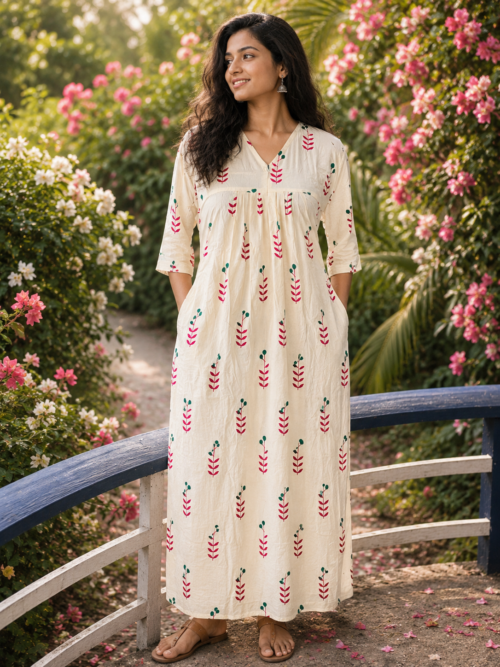 Full length feedingfrock