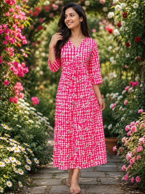 Full length alia cutfeedingfrock