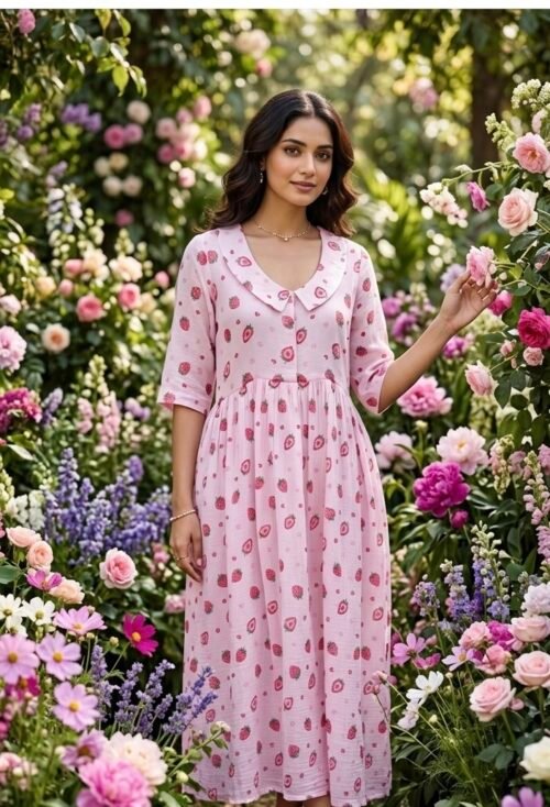 Perepan collar frock
