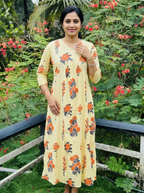 Fulllength aliacut feedingfrock