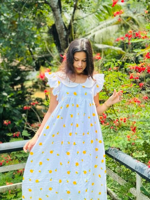 Rufflesleevefrock