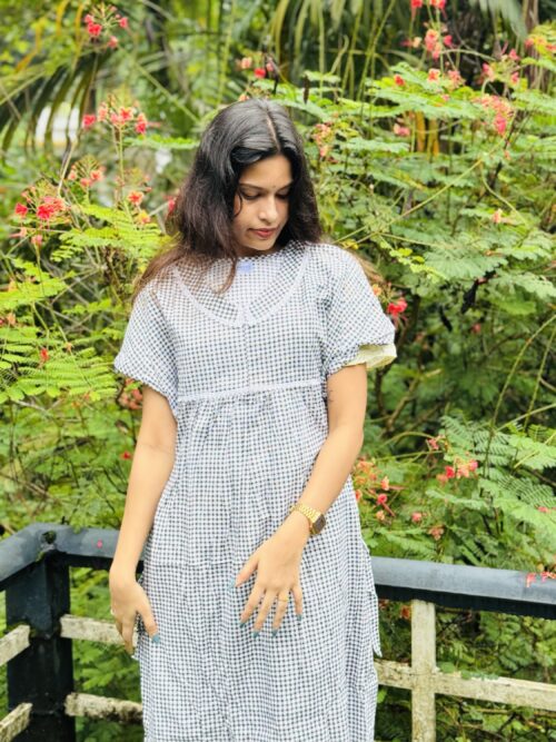 Peterpan collar frock