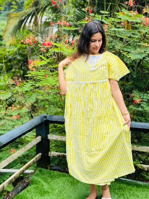 Peterpan collar frock