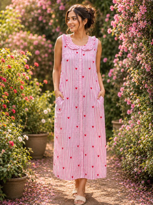 Full button frock