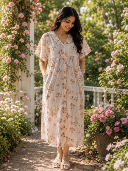 Full button frock
