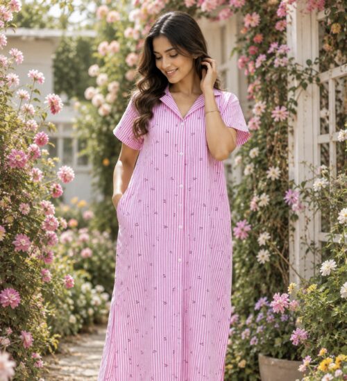 Full button frock
