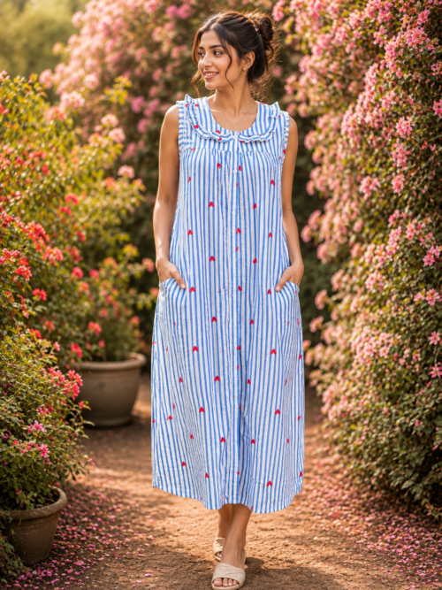Full button frock