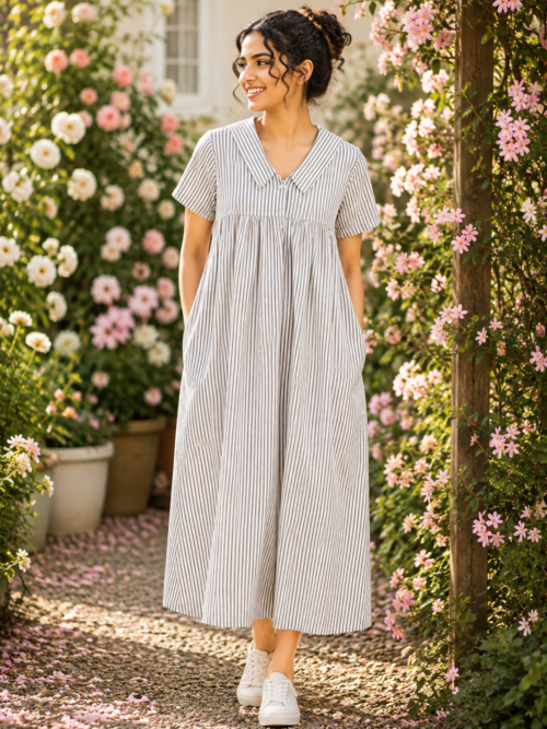 Full button frock