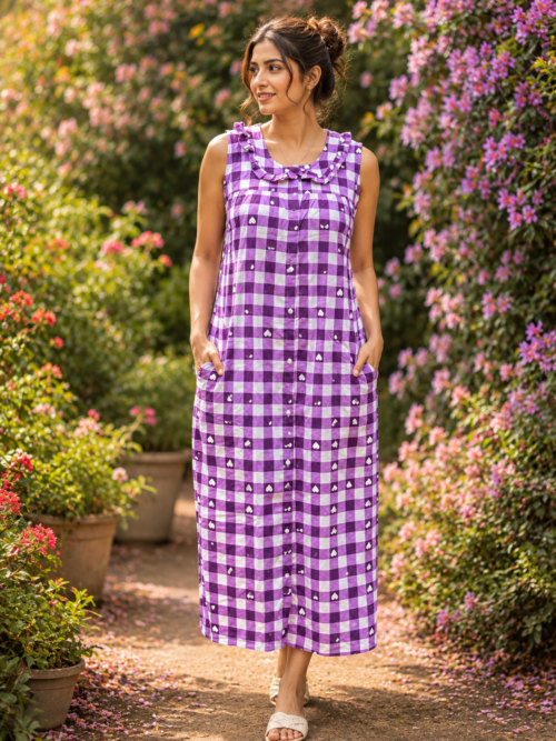 Full button frock