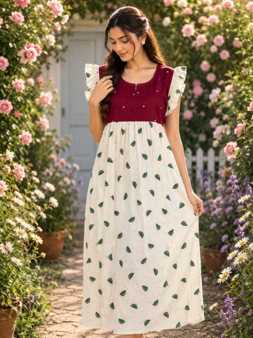 Rufflesleevefrock