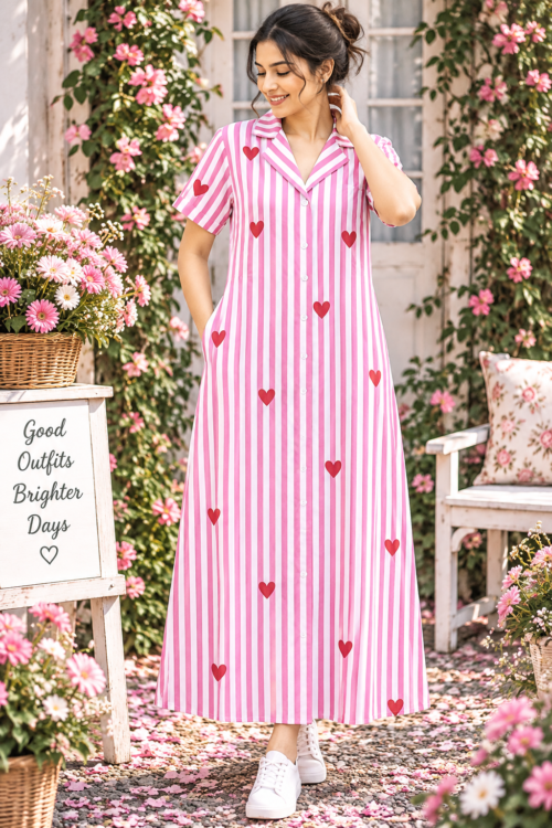 Full button frock