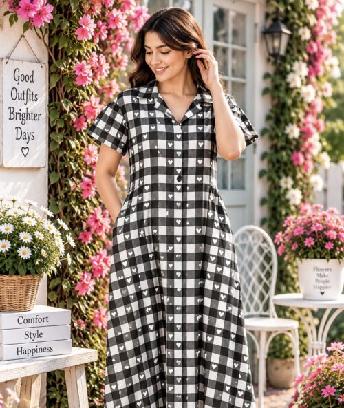 Coat collar frock
