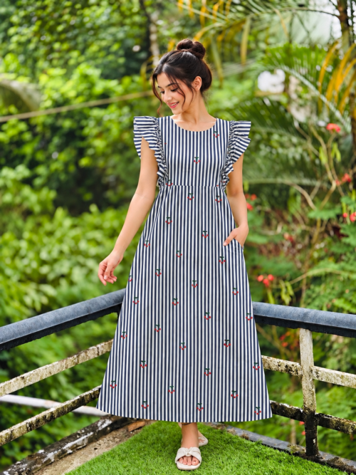 Rufflesleevefrock