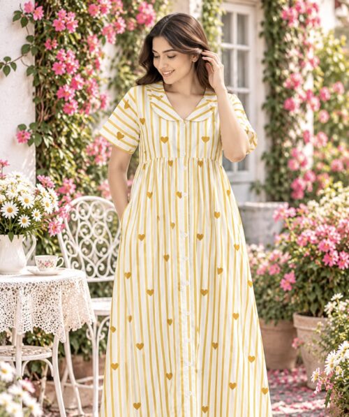 Full button frock