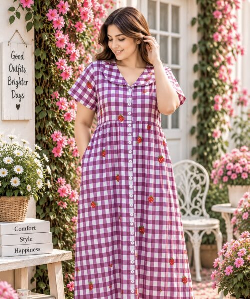 Full button frock