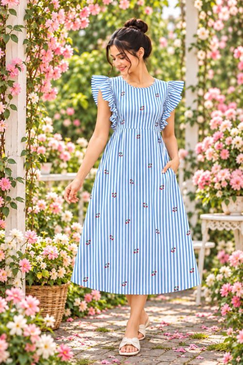 Rufflesleevefrock