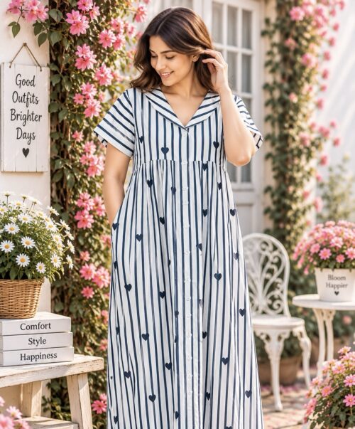 Full button frock